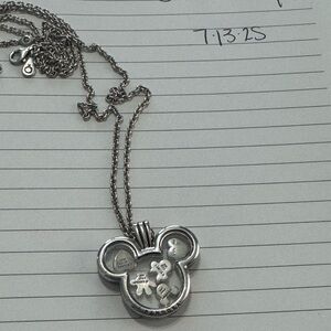 Pandora Silver Disney Pendant Necklace